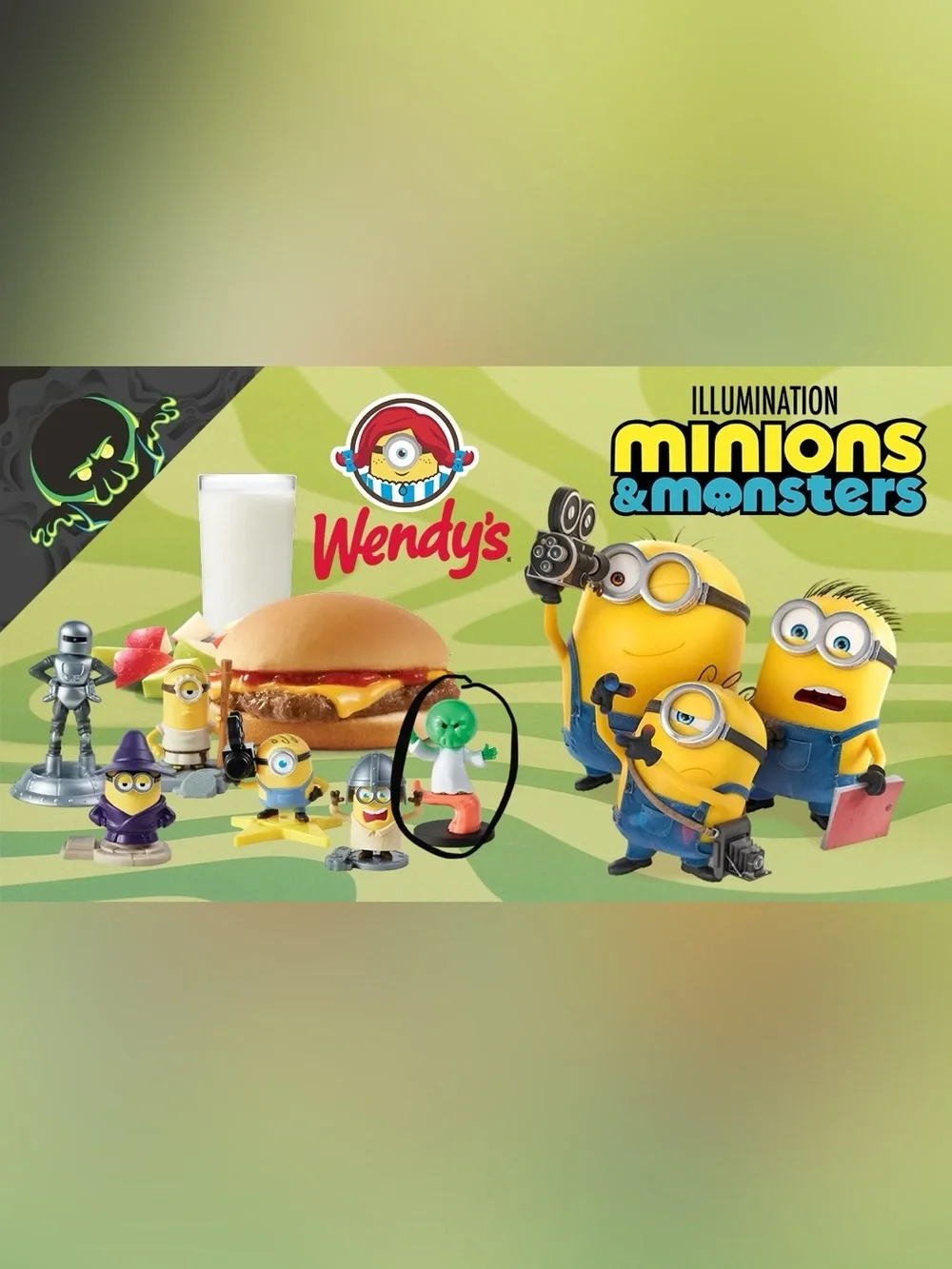 GOOMI- Wendy’s Kids Meal Minions & Monsters toy